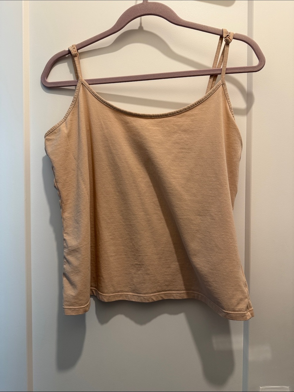 Old Navy Neutral Tan Spaghetti Strap Tank Top